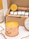 Octagon Spiral Candle Set