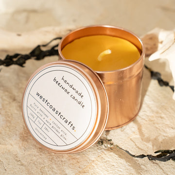 Beeswax Candle Tin