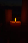 XXL Round Beeswax Pillar Candle - 180 hour burn
