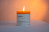 Small Round Beeswax Pillar Candle - 48 hour burn