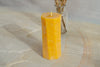Medium Octagon Spiral Beeswax Candle - 80 hour burn