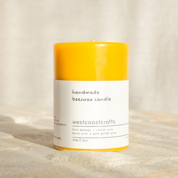 Beeswax Pillar Candle