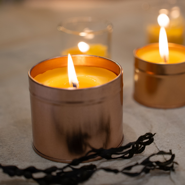 Beeswax Candle Tin