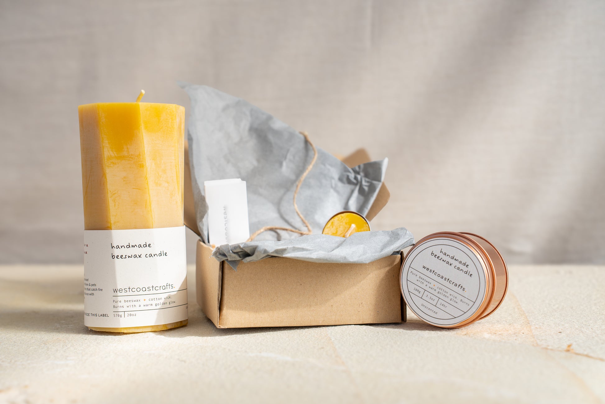 Octagon Spiral Candle Set