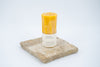 Small Octagon Spiral Beeswax Candle - 70 hour burn