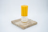 Medium Octagon Spiral Beeswax Candle - 80 hour burn