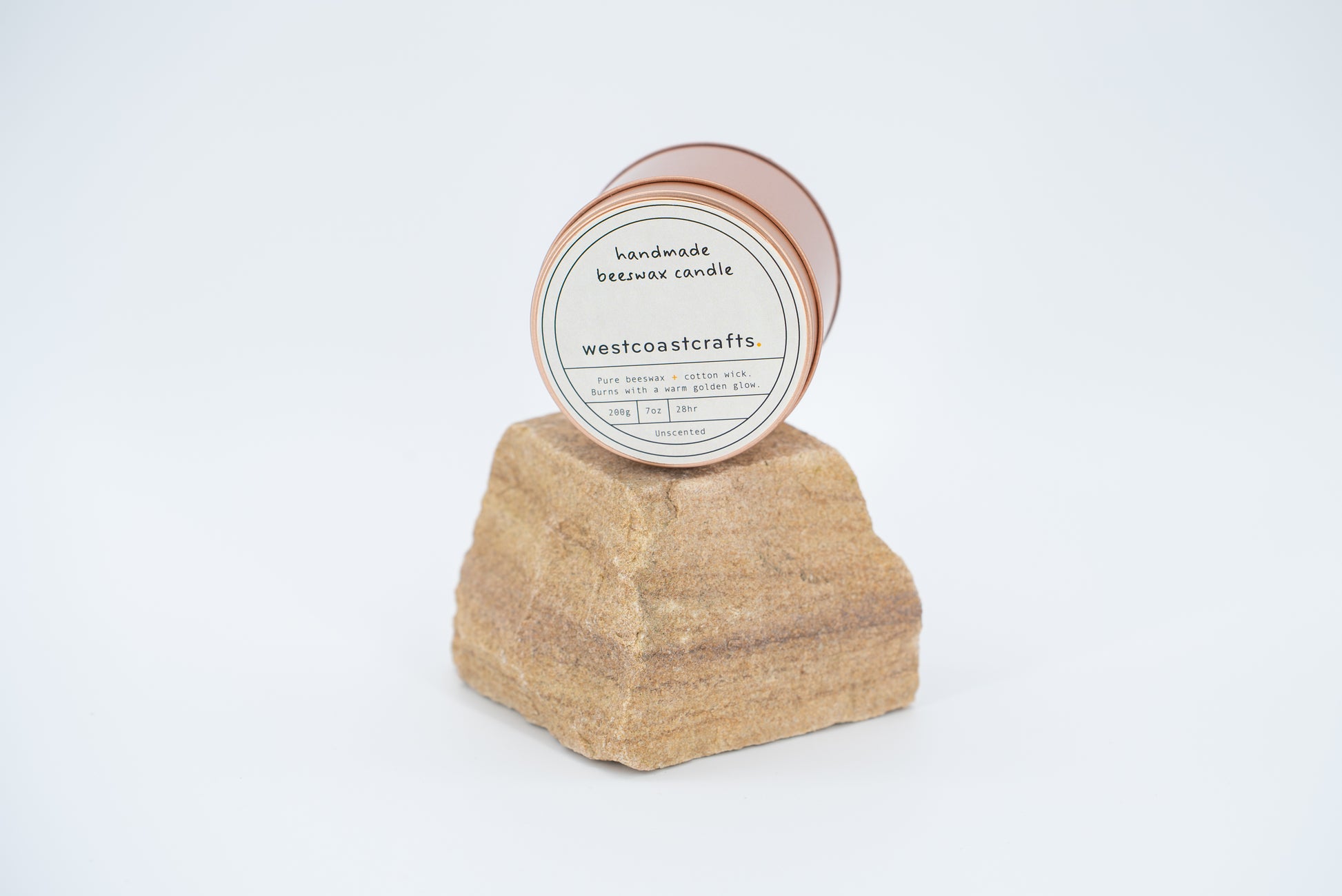 Large Beeswax Candle Tin - 28 hour burn