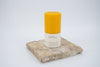 Large Round Beeswax Pillar Candle - 90 hour burn